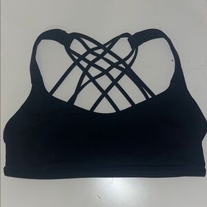 lululemon athletica Black Strappy Bra